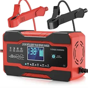 YONHAN Battery Charger 10-Amp 12V and 24V Fully-Automatic Smart Car Battery Charger, Battery Maintainer Trickle Charger, and Battery Desulfator with Temperature Compensation